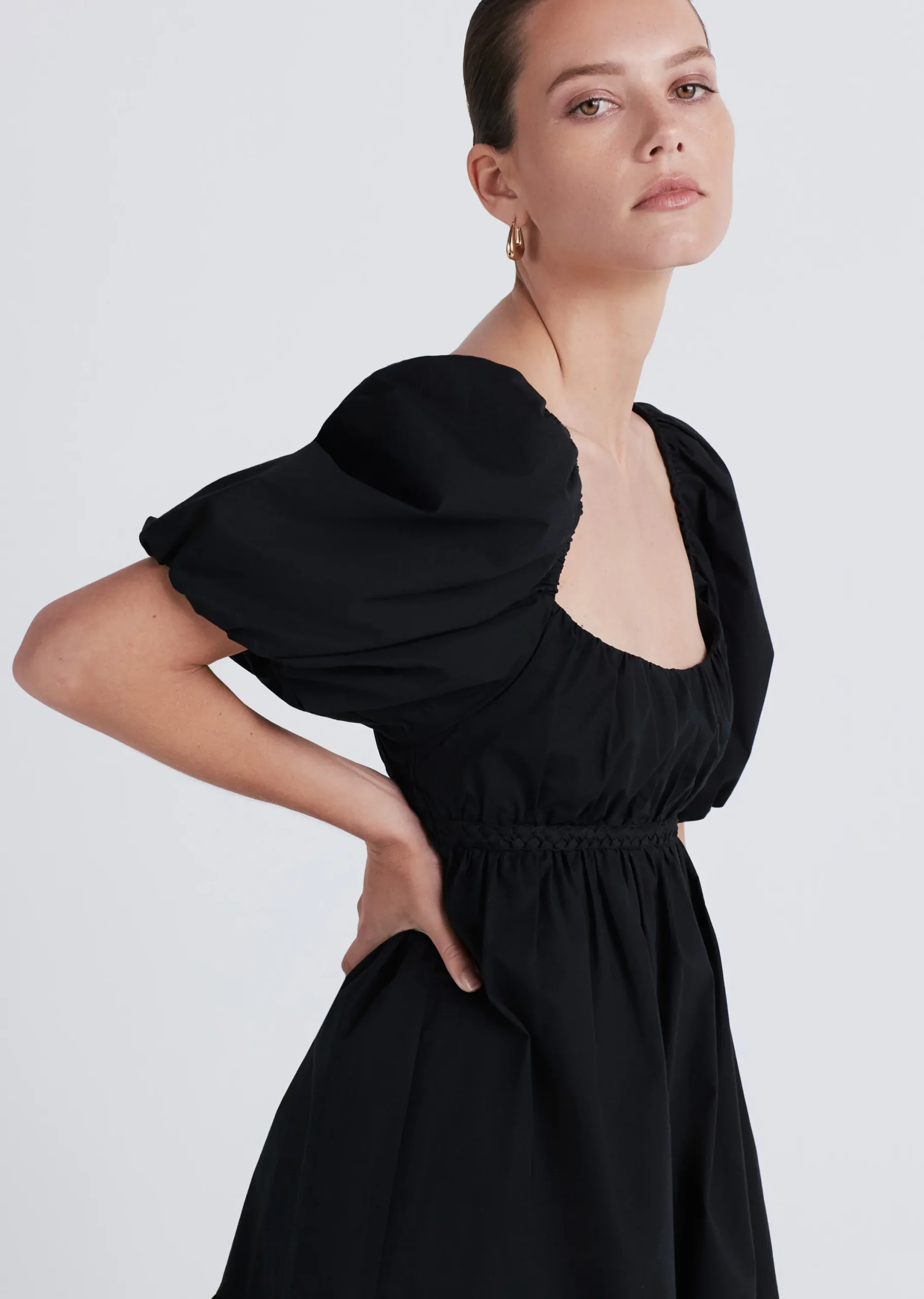 Derek Lam -Ada Balloon Sleeve Black