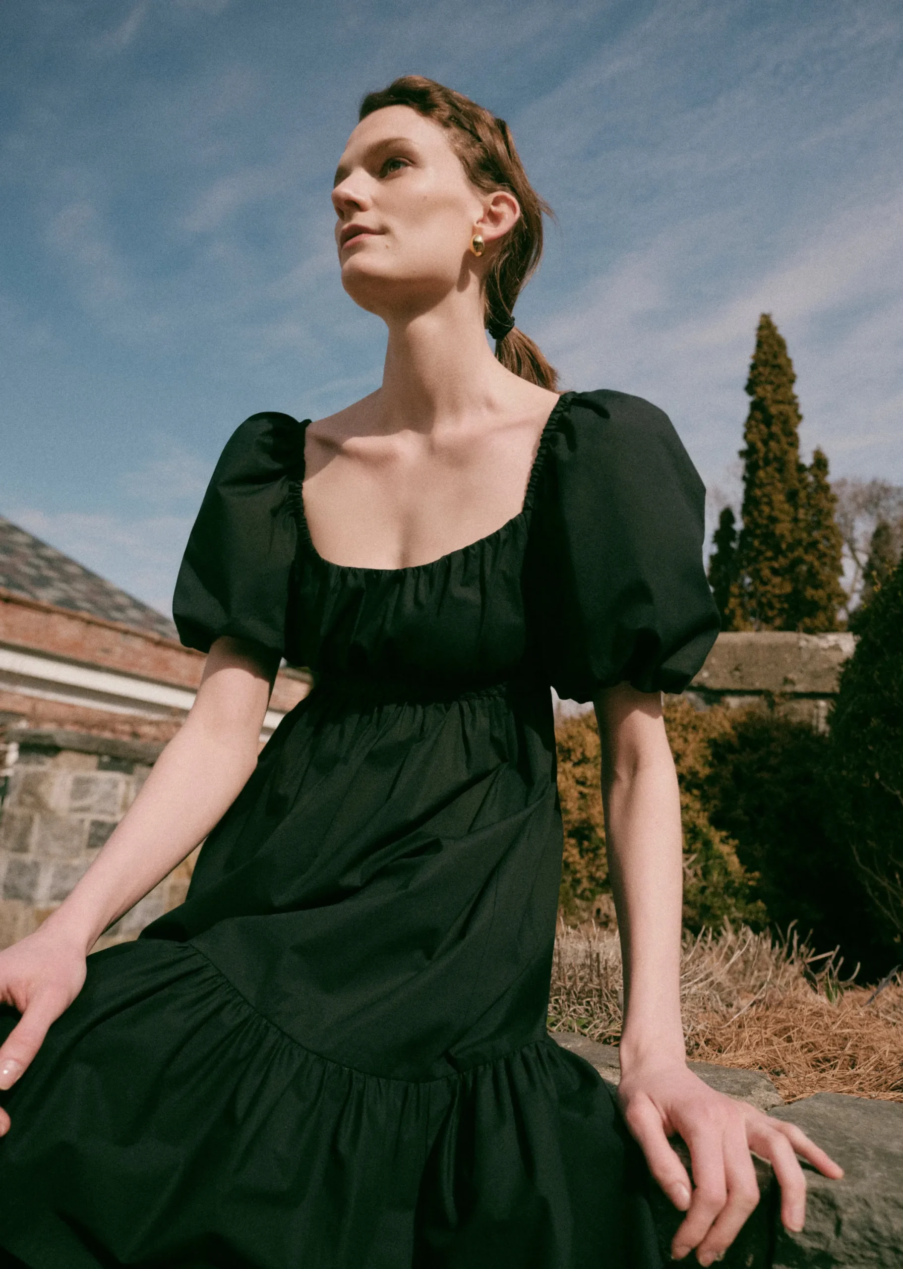Derek Lam -Ada Balloon Sleeve Black