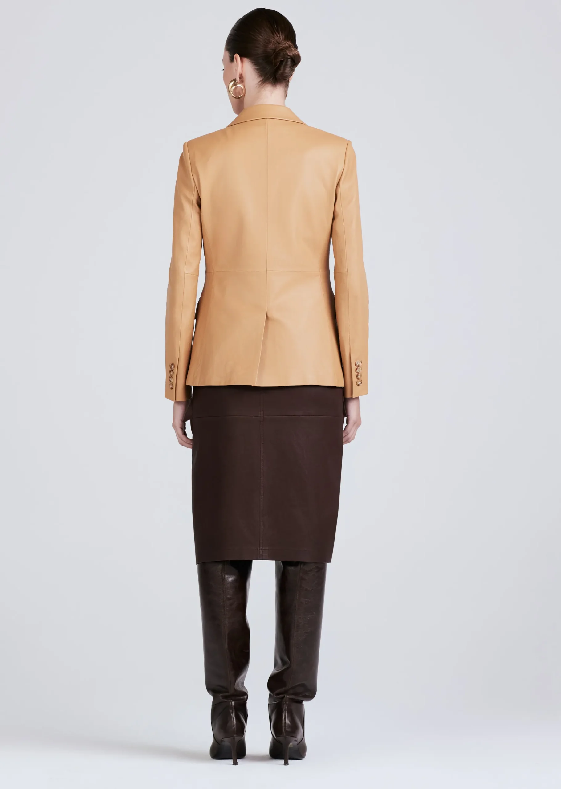 Derek Lam -Arthur Single Breasted Jacket Honey Gold