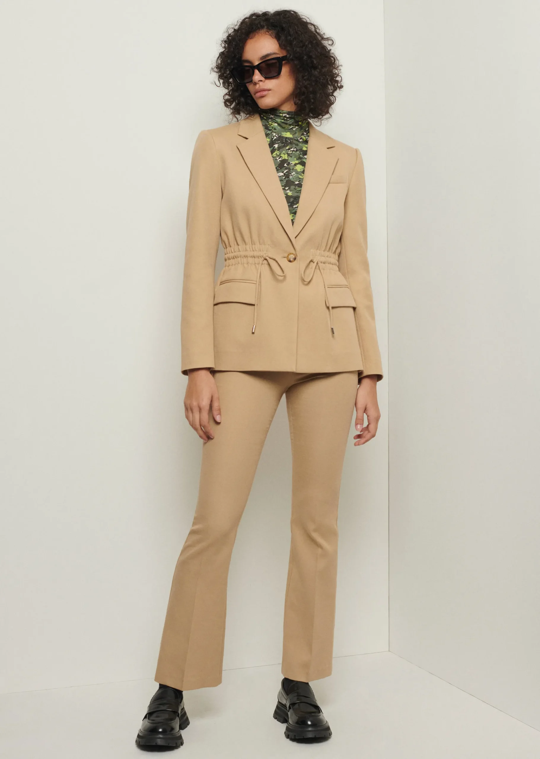 Derek Lam -Arwen Drawstring Jacket Khaki
