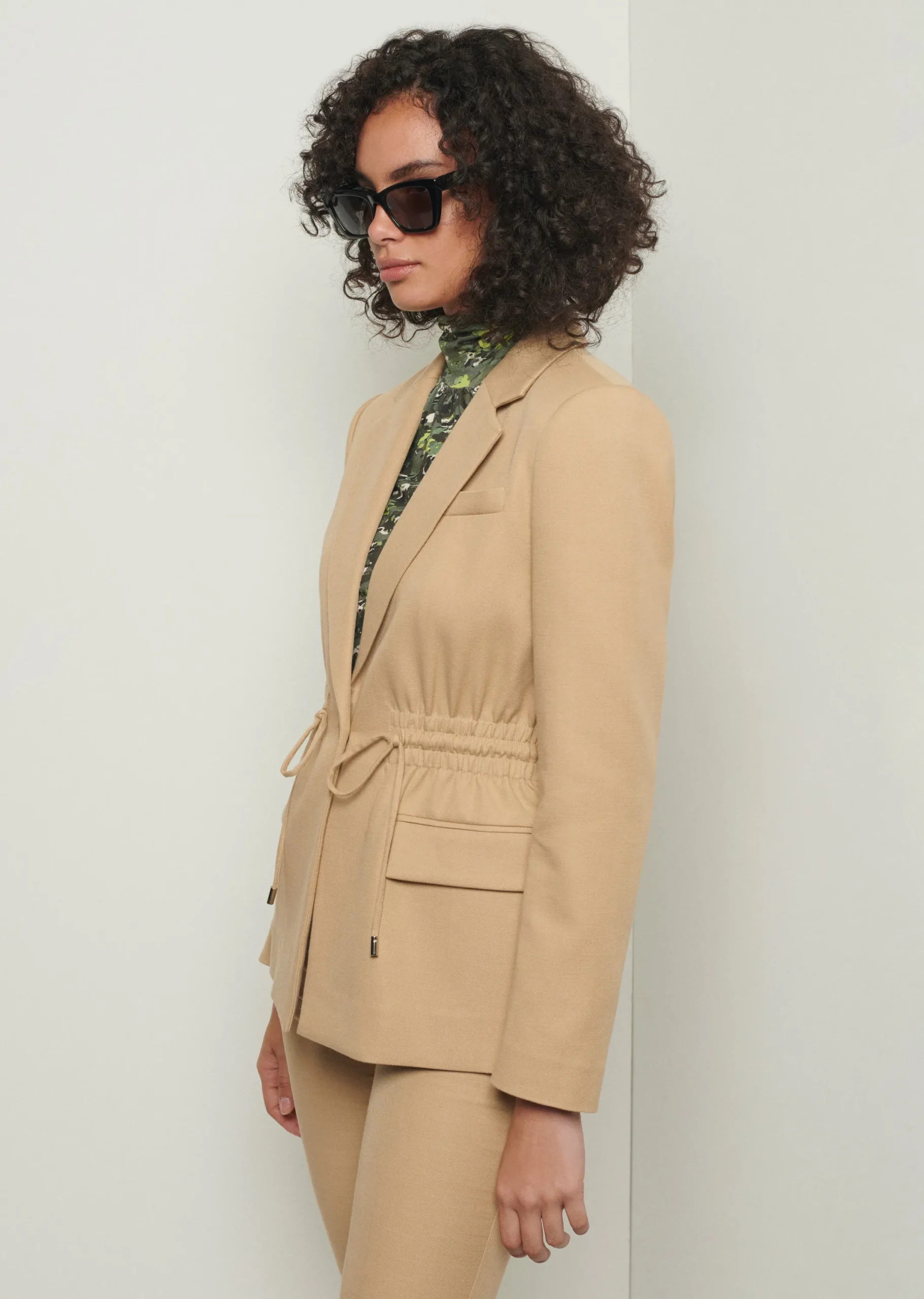 Derek Lam -Arwen Drawstring Jacket Khaki