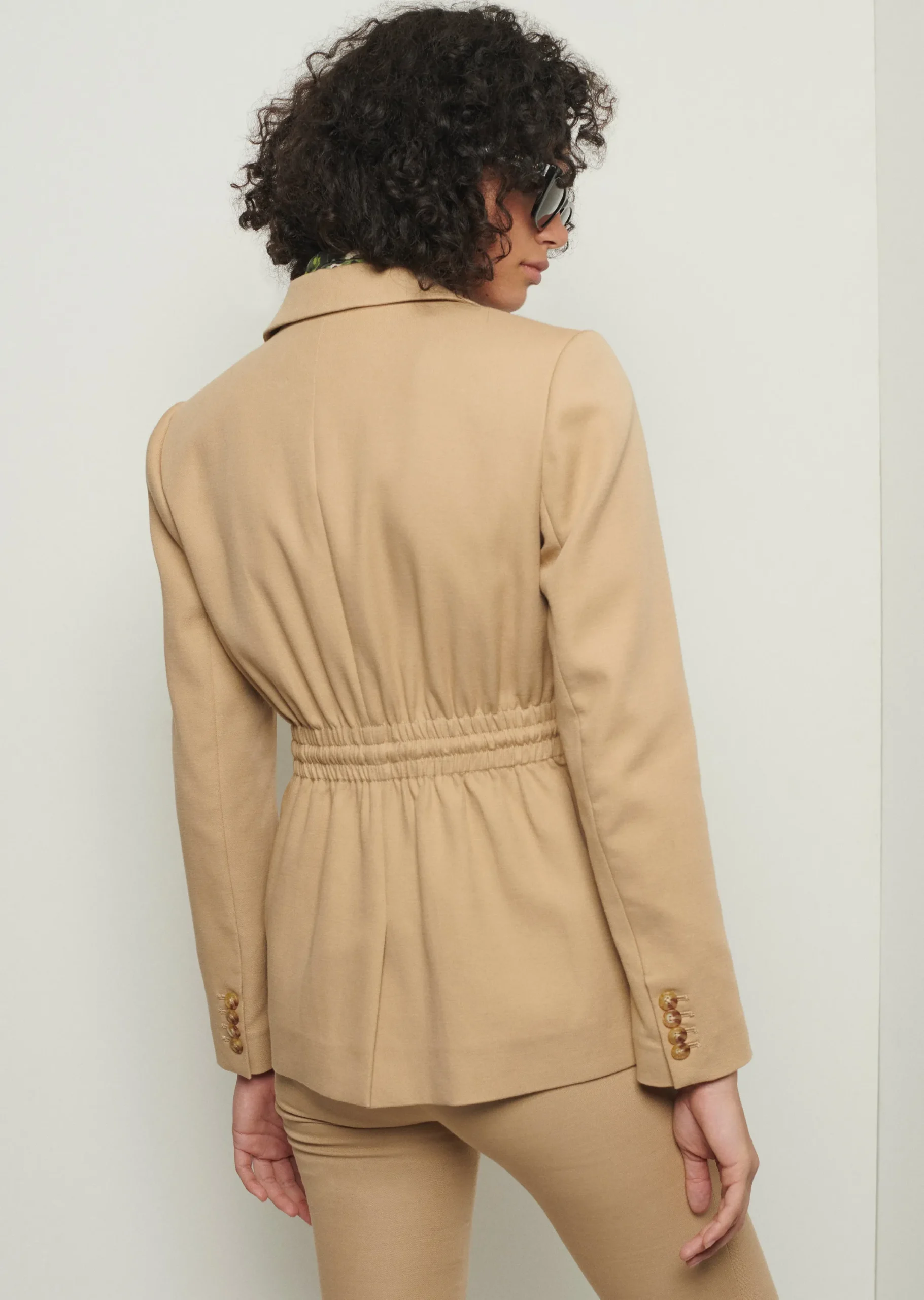 Derek Lam -Arwen Drawstring Jacket Khaki