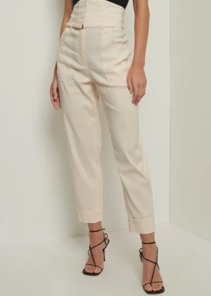 Derek Lam -Bex High Waist Utility Pants Vanilla
