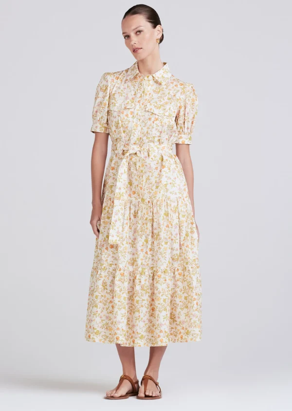 Derek Lam -Buffy Utility Dress Cream Multi