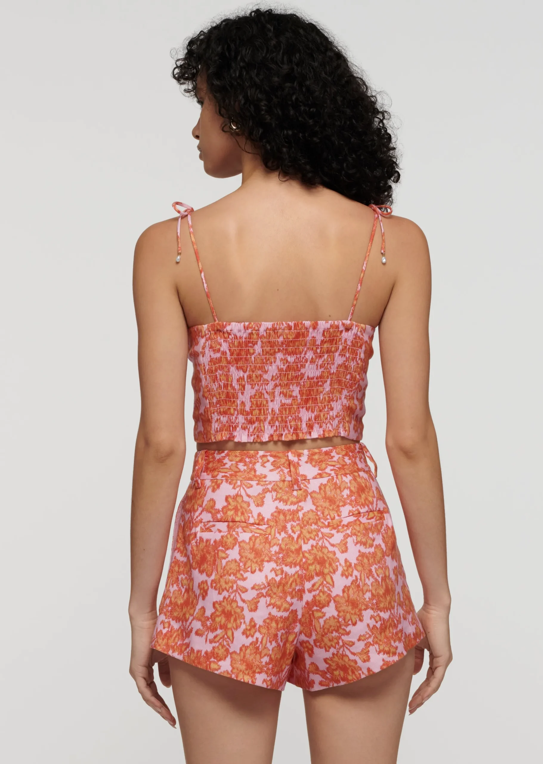 Derek Lam -Chafia Cami Top Orange-Rose