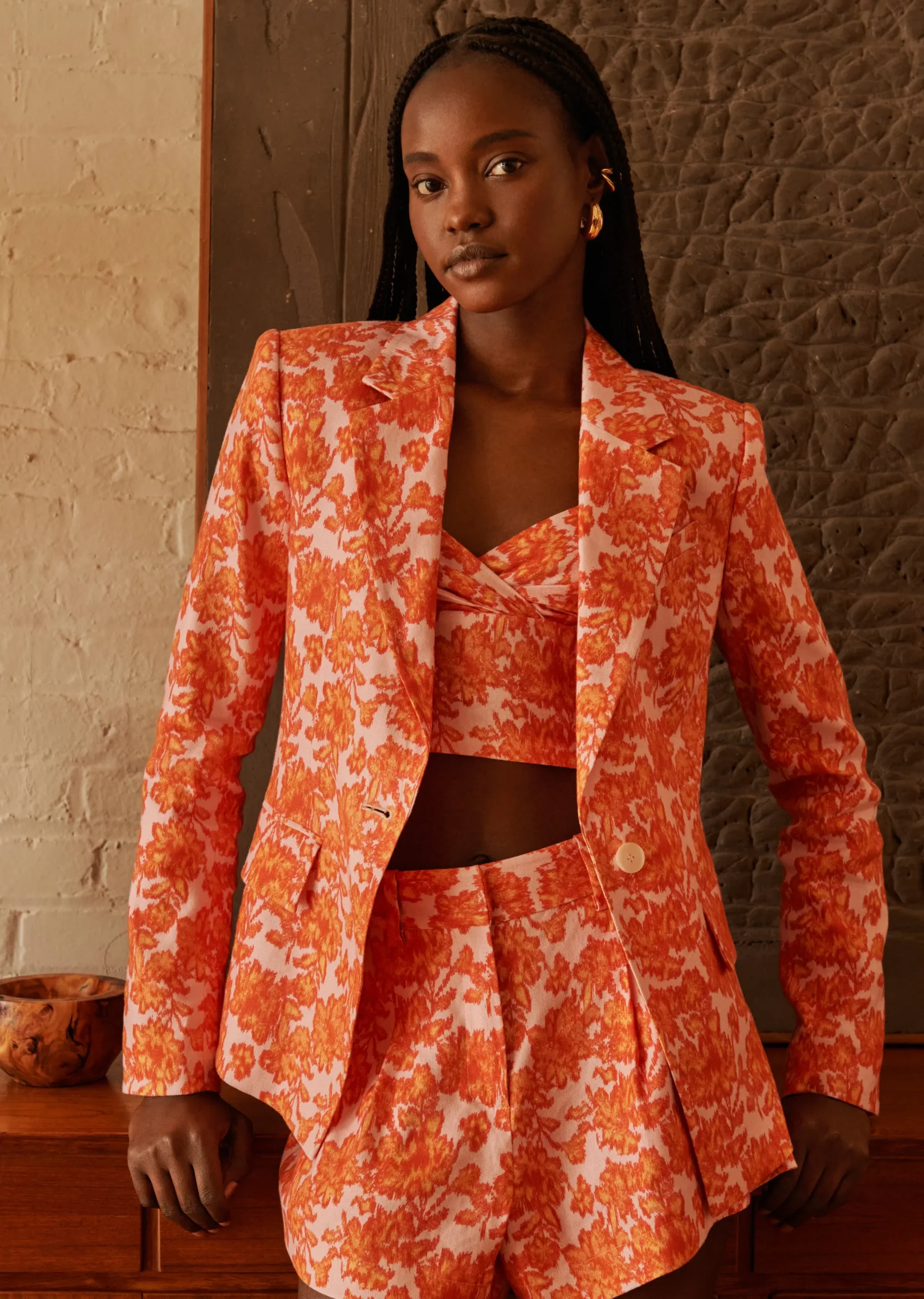 Derek Lam -Chafia Cami Top Orange-Rose