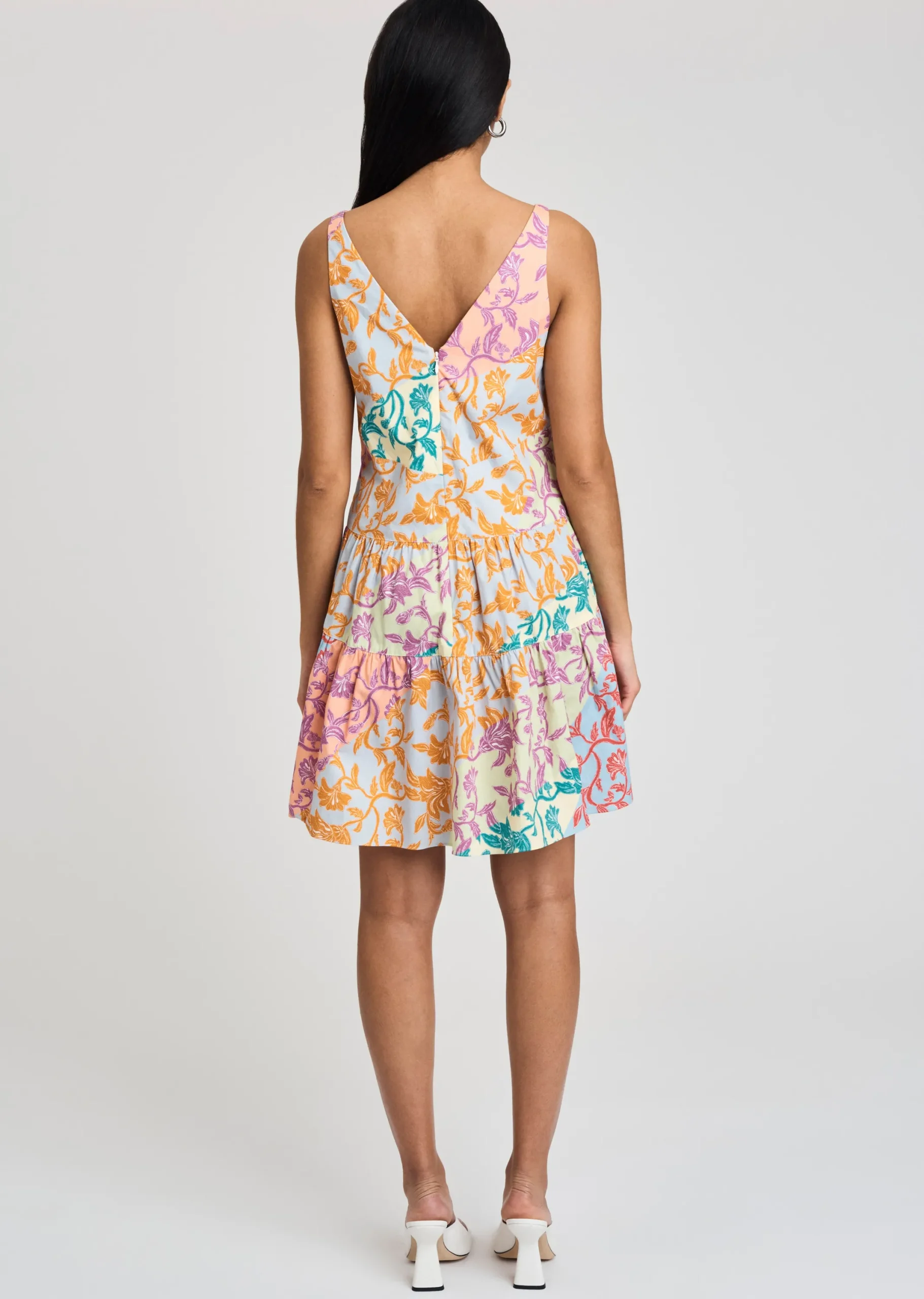 Derek Lam -Colette A-Line Dress Multicolor