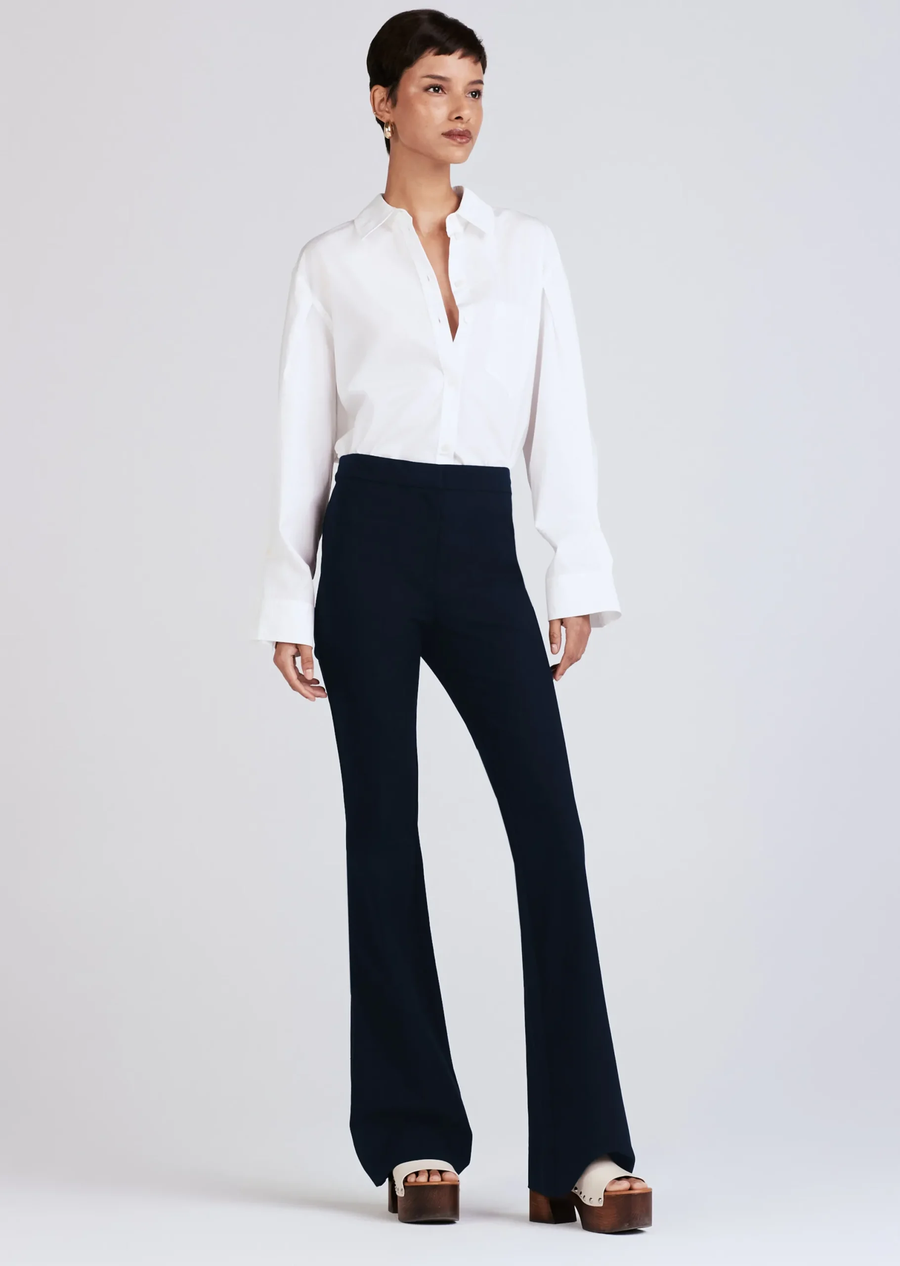Derek Lam -Crosby Flare Trouser Midnight