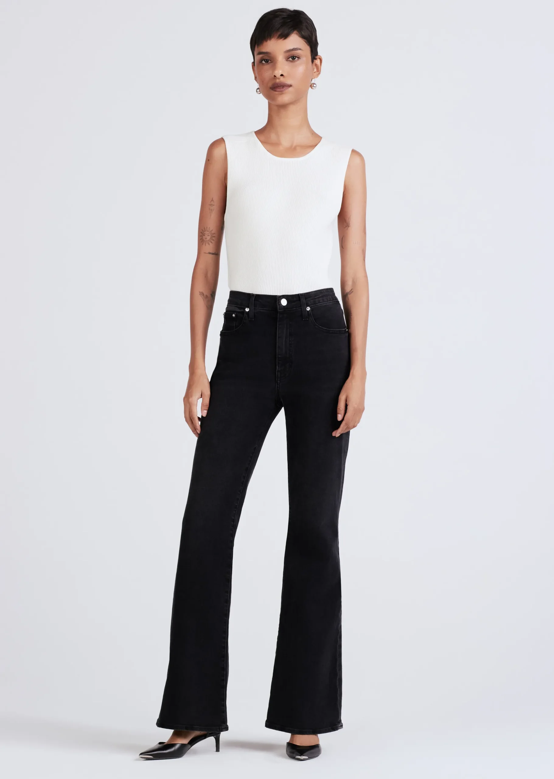 Derek Lam -Crosby High Rise Flare Noir