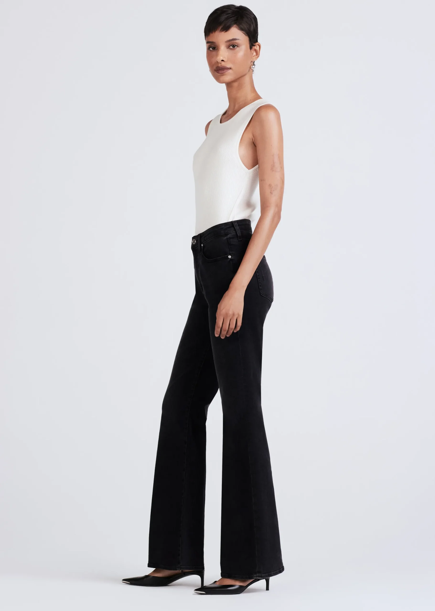 Derek Lam -Crosby High Rise Flare Noir