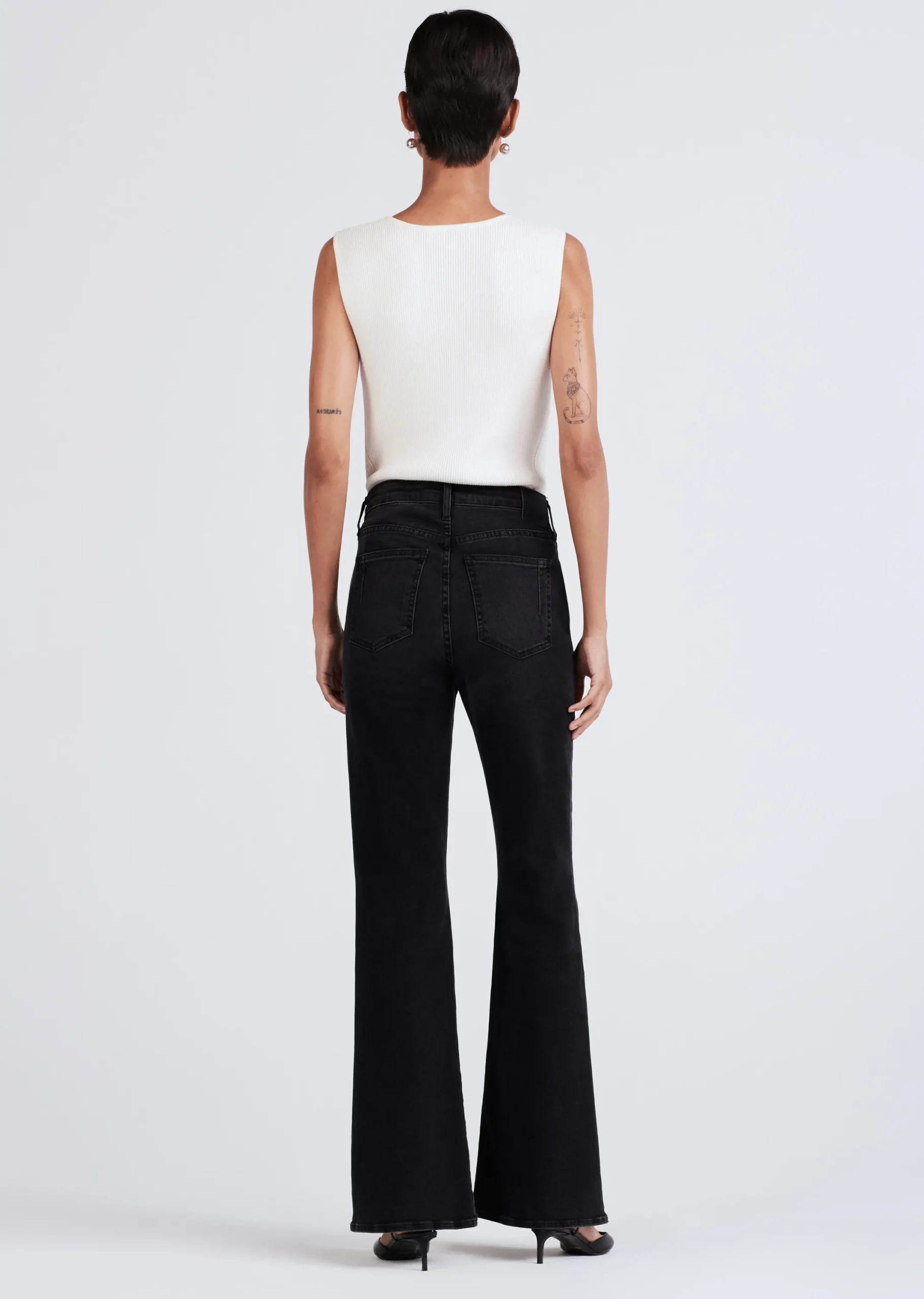 Derek Lam -Crosby High Rise Flare Noir