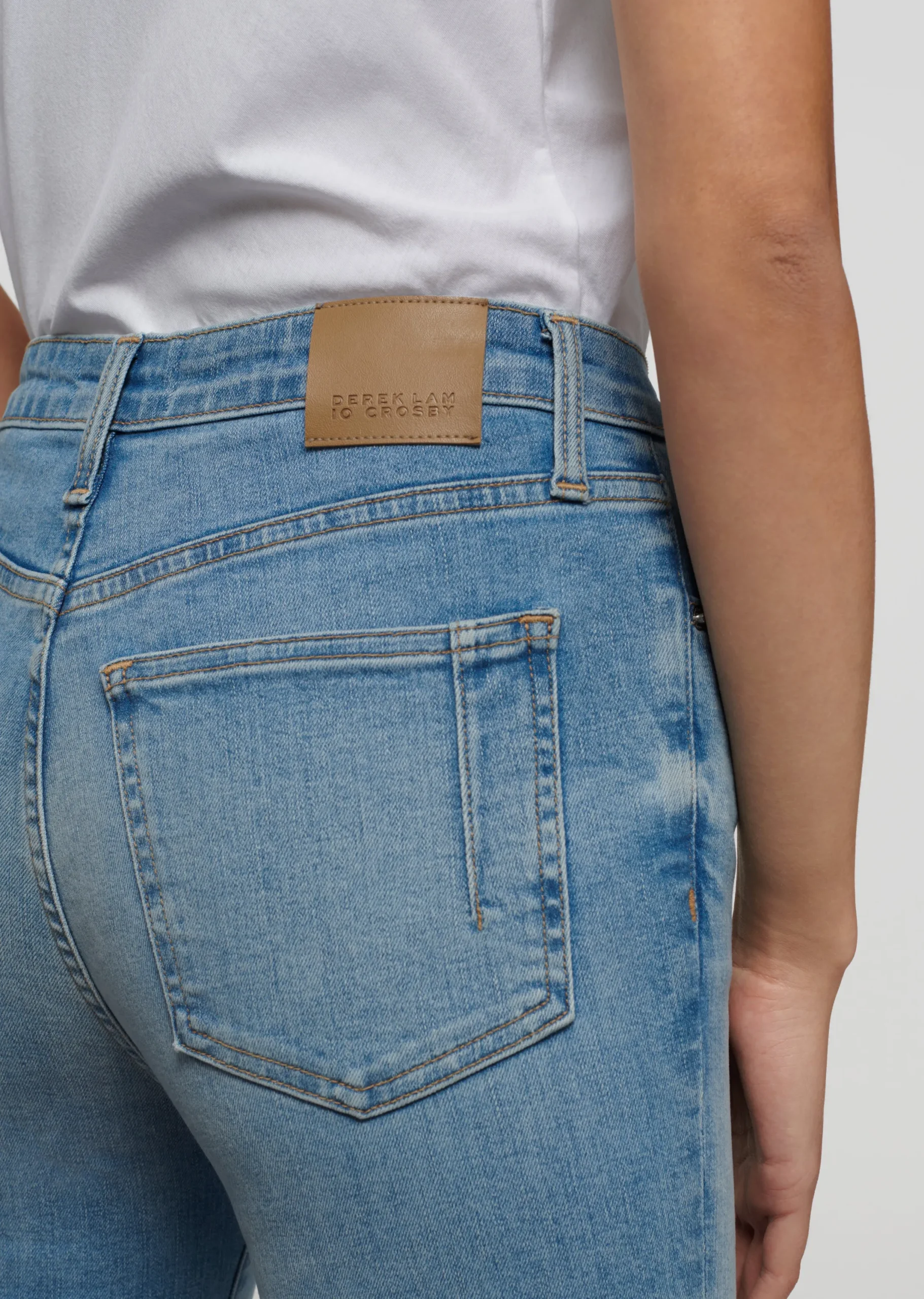 Derek Lam -Crosby High Rise Flare Jeans Chatham Light