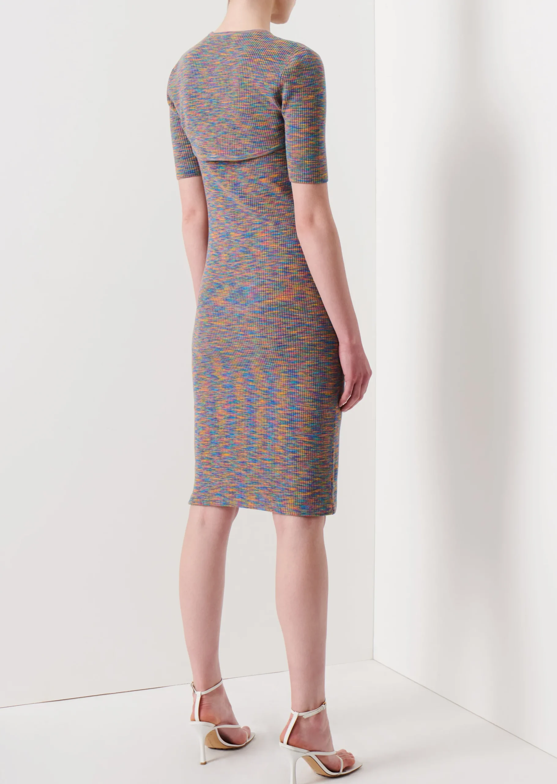 Derek Lam -Deema Bolero Sweater Cami Dress Multi