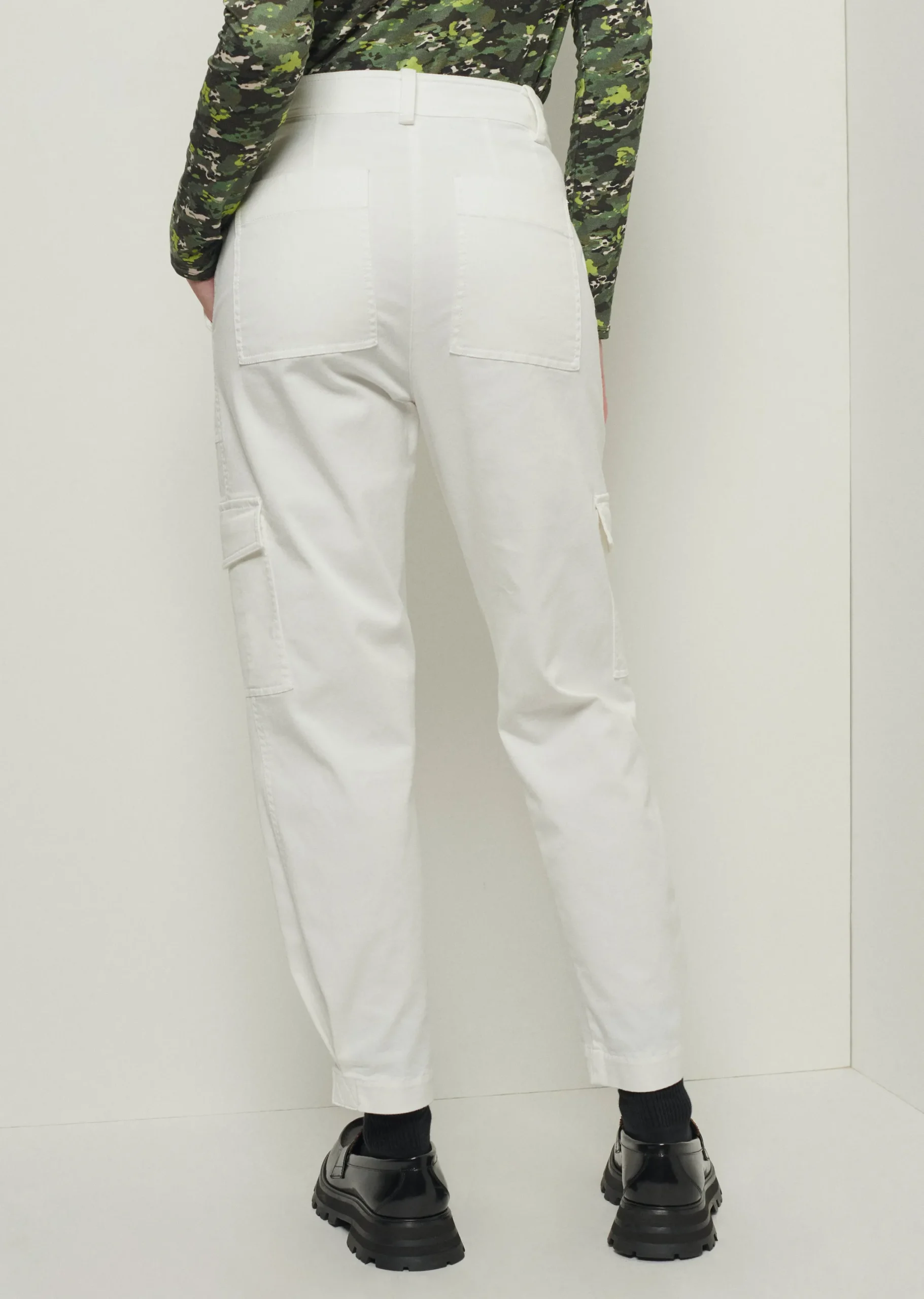 Derek Lam -Elian Utility Pants Washed White