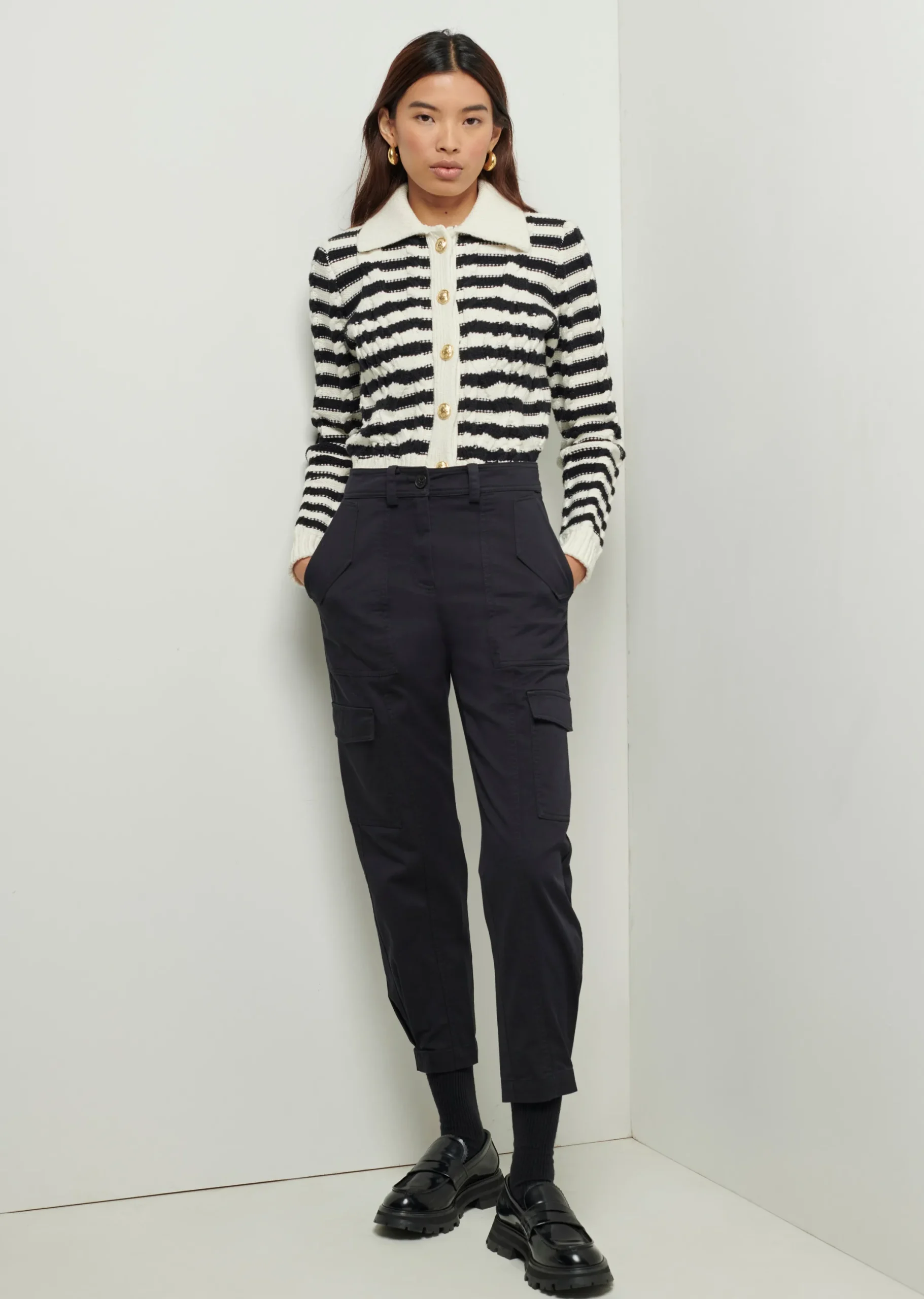 Derek Lam -Elian Utility Pants Black
