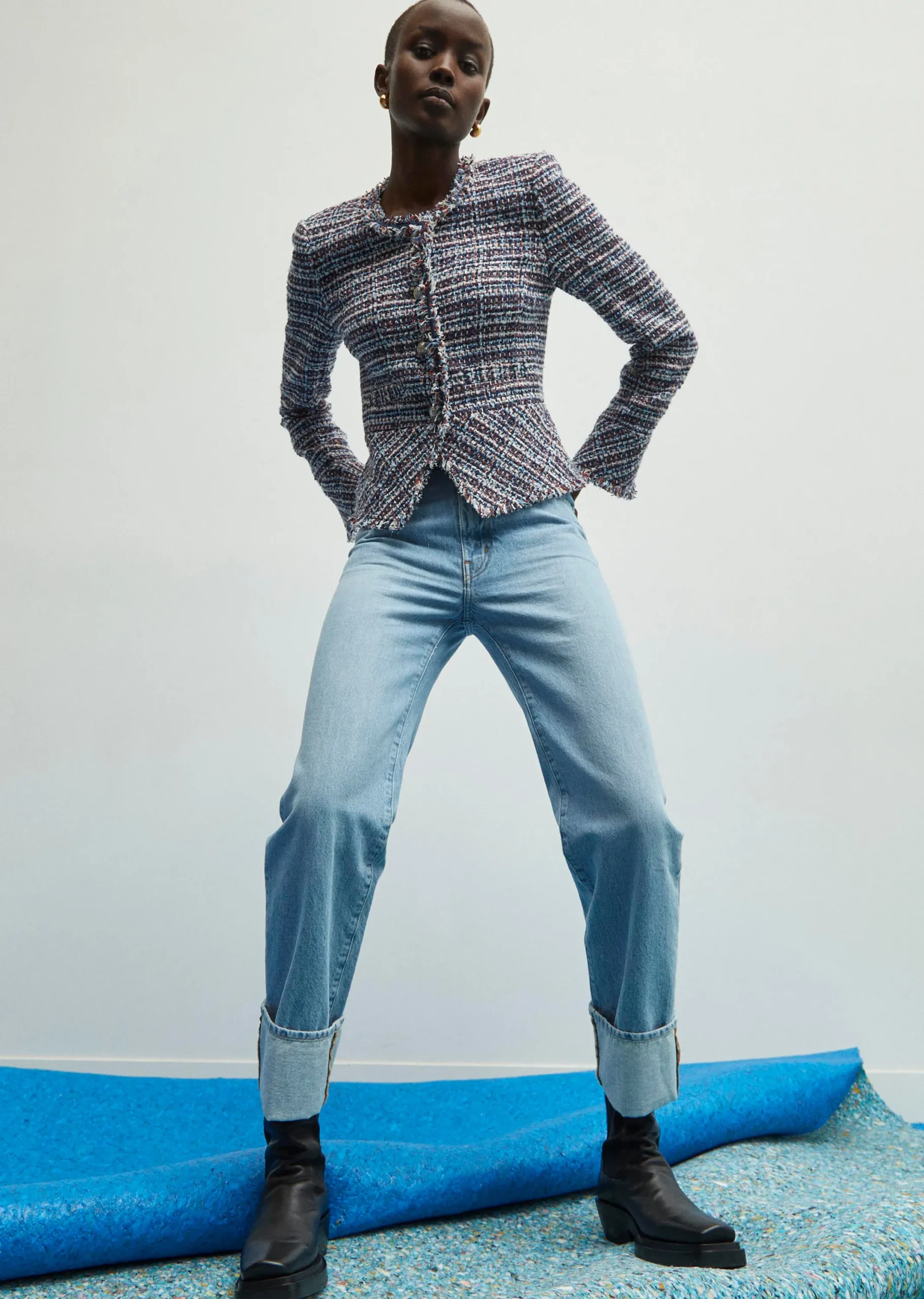 Derek Lam -Farrah High Rise Straight Astor Vintage