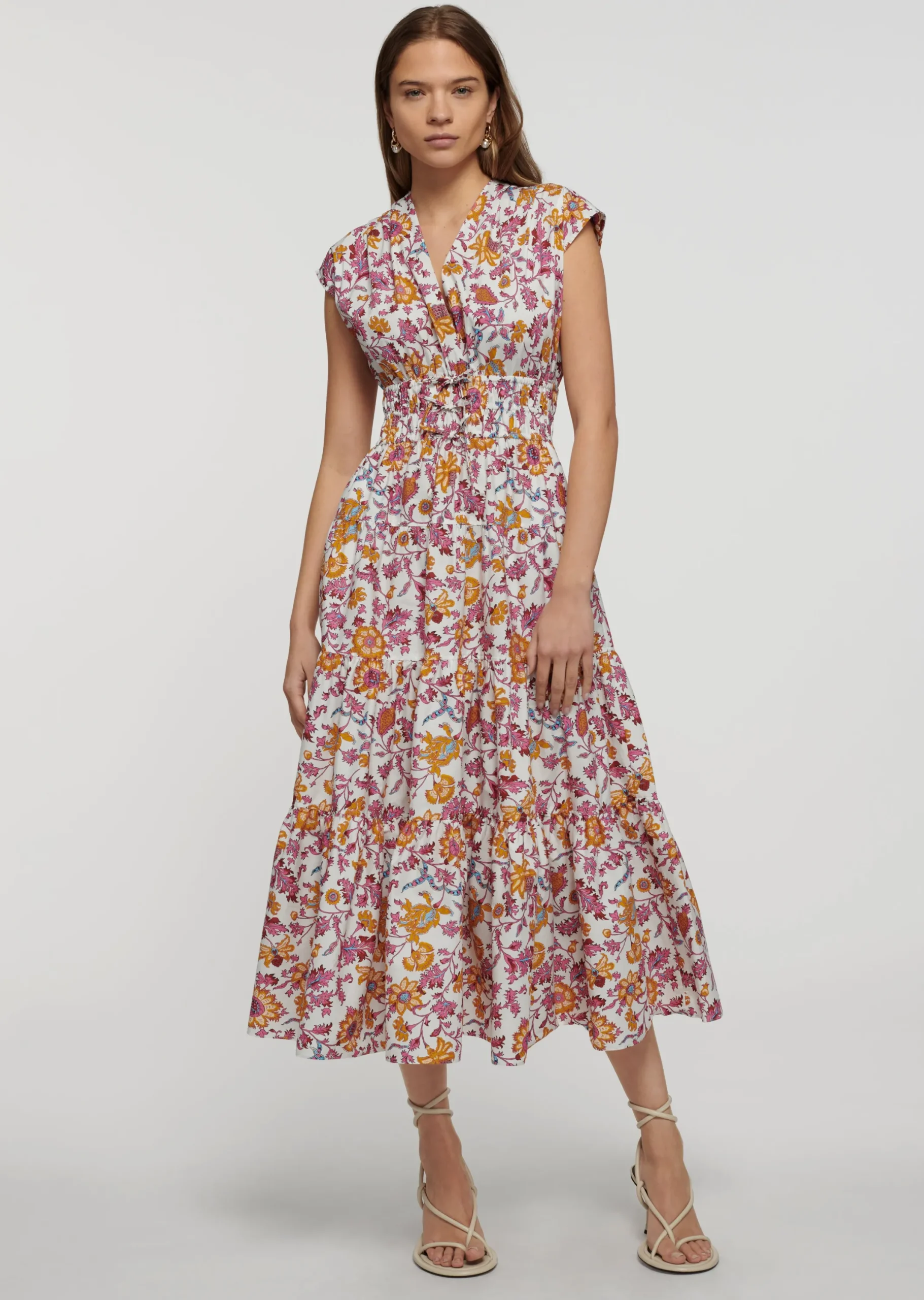 Derek Lam -Fatima A-Line Dress Marigold-Lilac