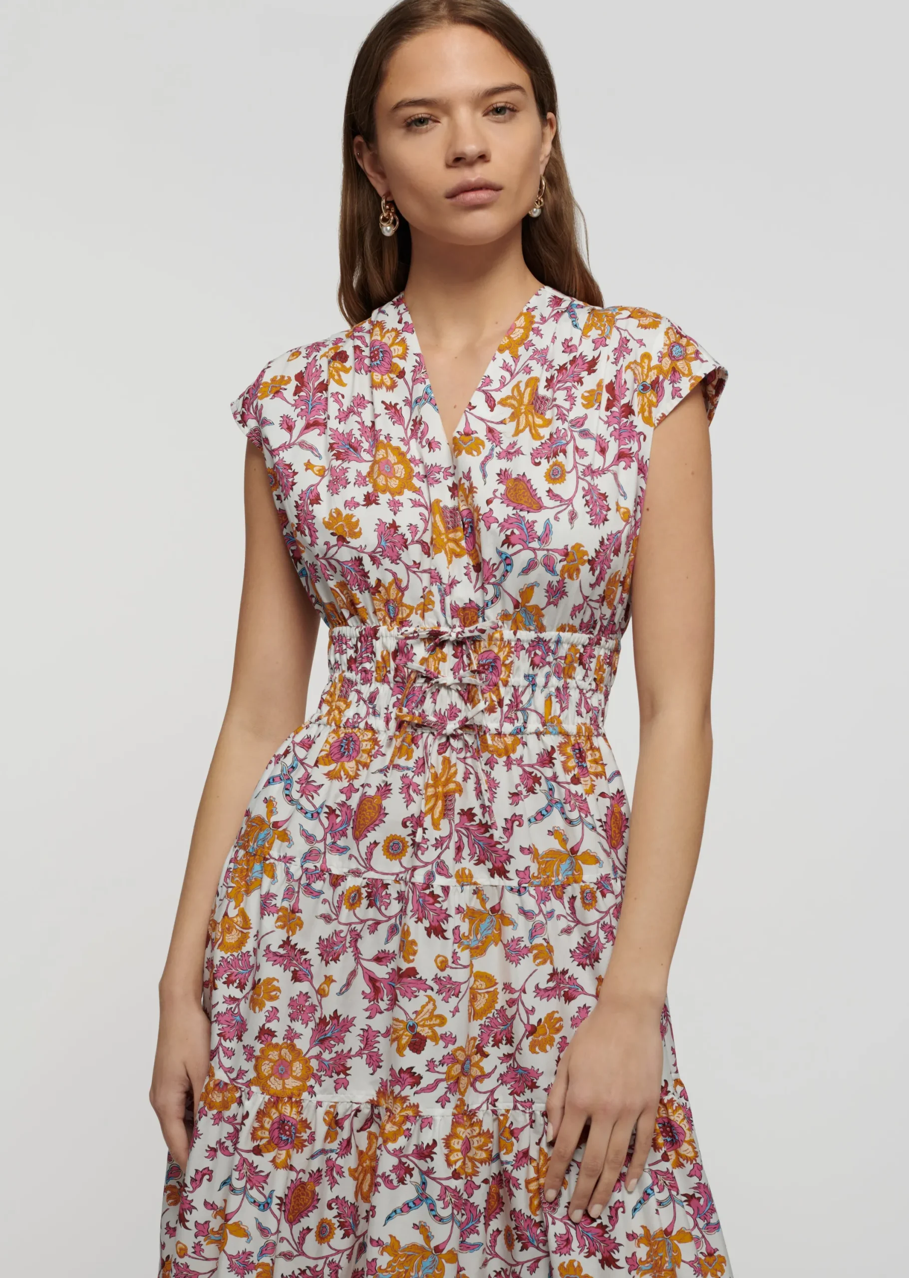 Derek Lam -Fatima A-Line Dress Marigold-Lilac
