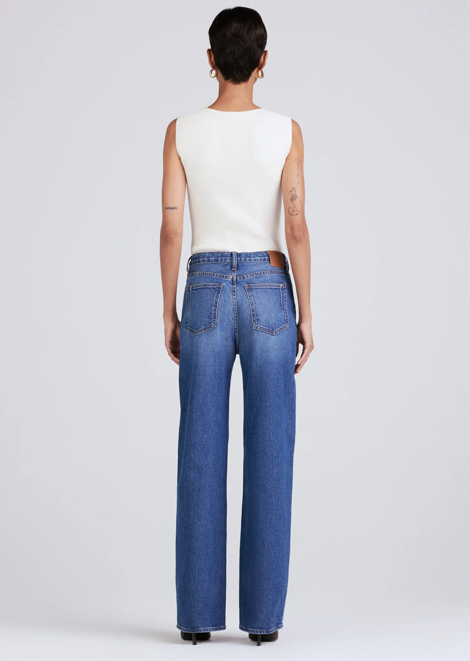 Derek Lam -Faye High Rise Tailored Wide Leg Mercer