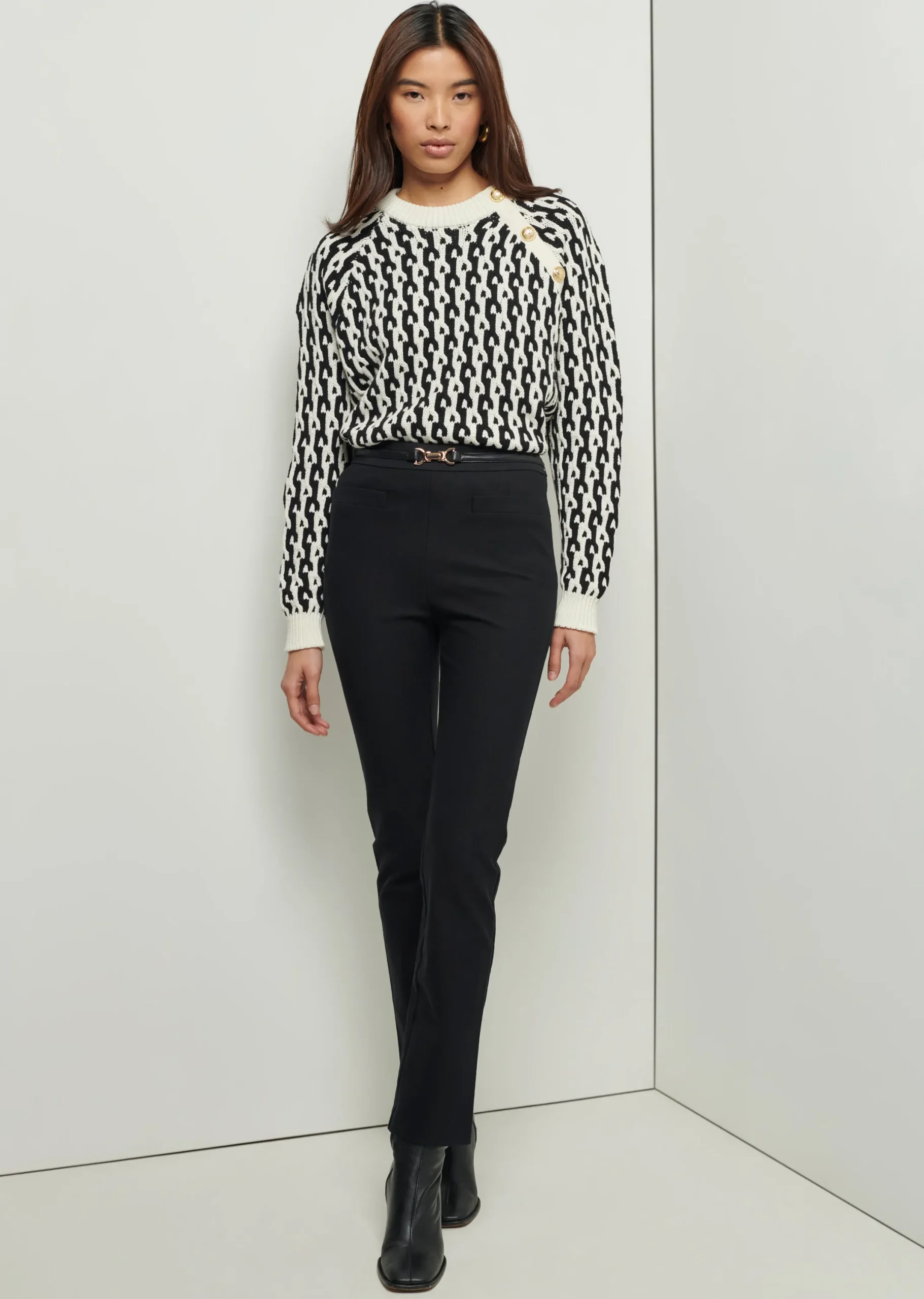 Derek Lam -Fia Slim Pants Black