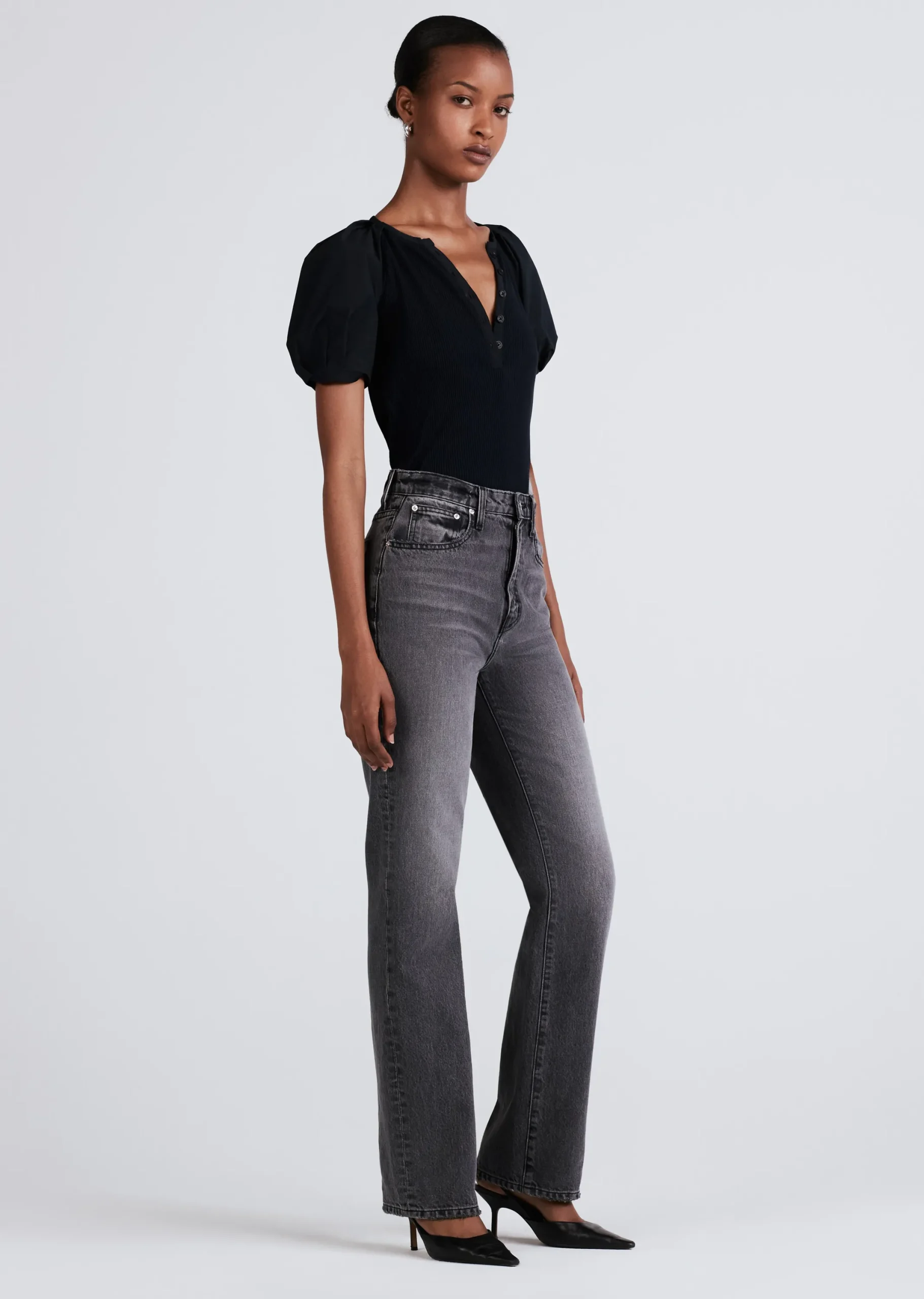 Derek Lam -Frankie High Rise Straight Liberty