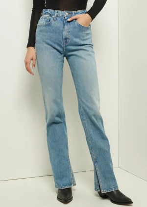 Derek Lam -Frankie Ultra High Rise Straight Leg Jeans Madison Vintage