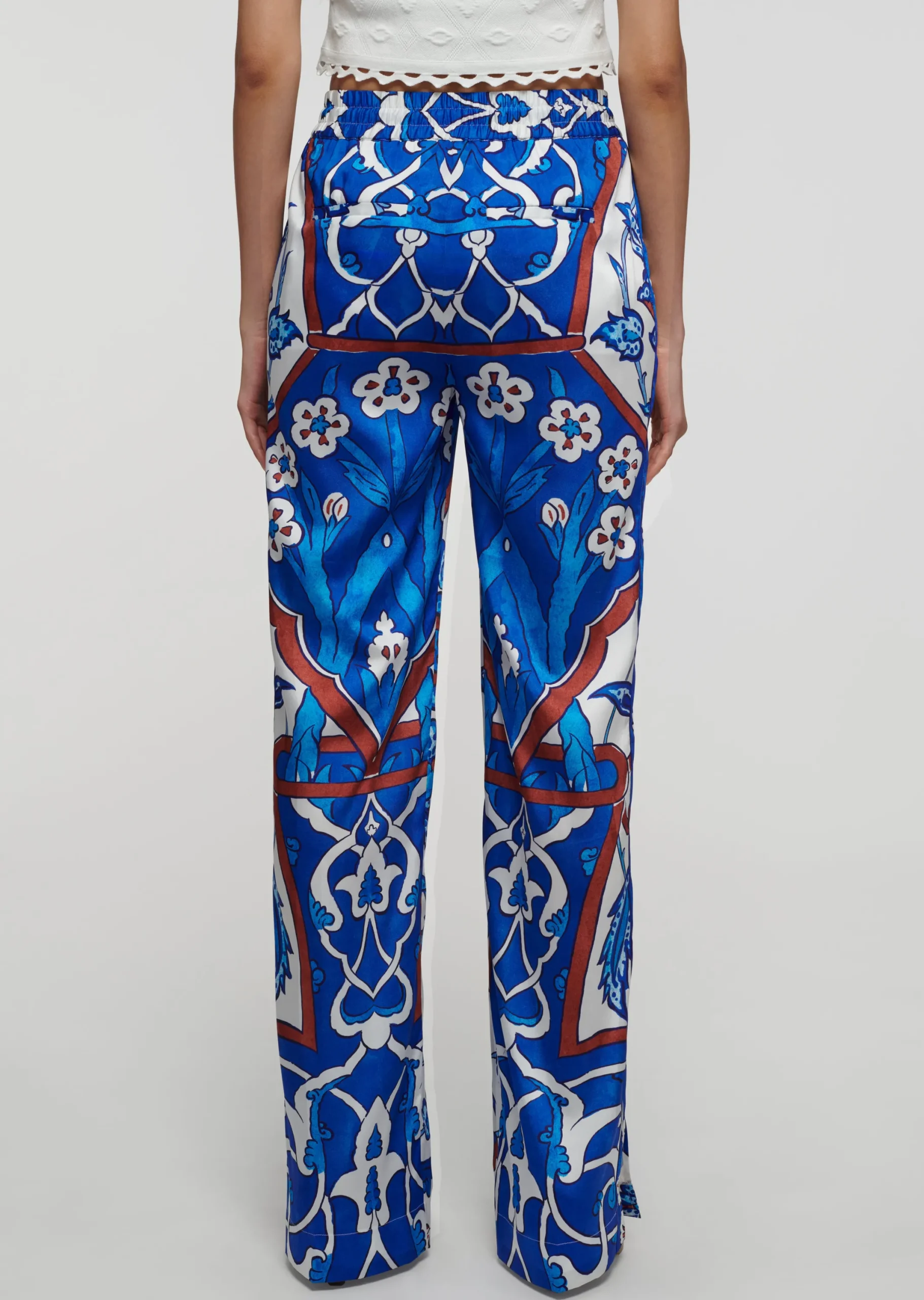 Derek Lam -Jamila Pull-On Pants Royal Multi