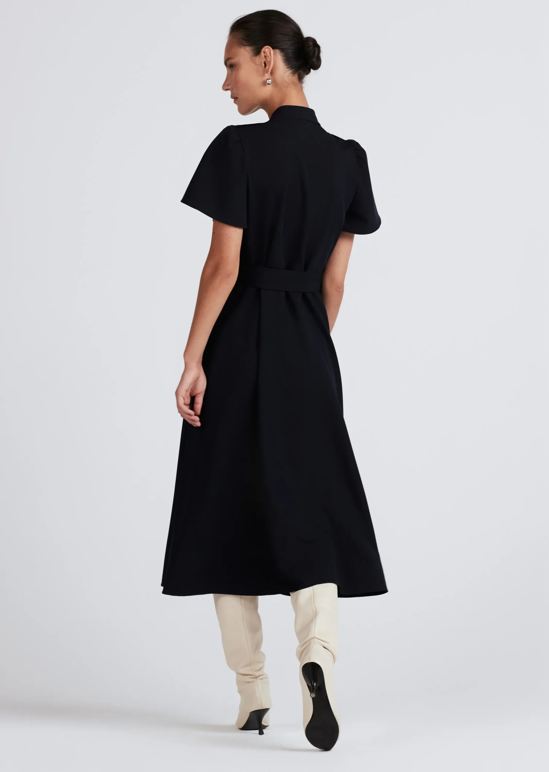 Derek Lam -Judy Utility Shirtdress Midnight