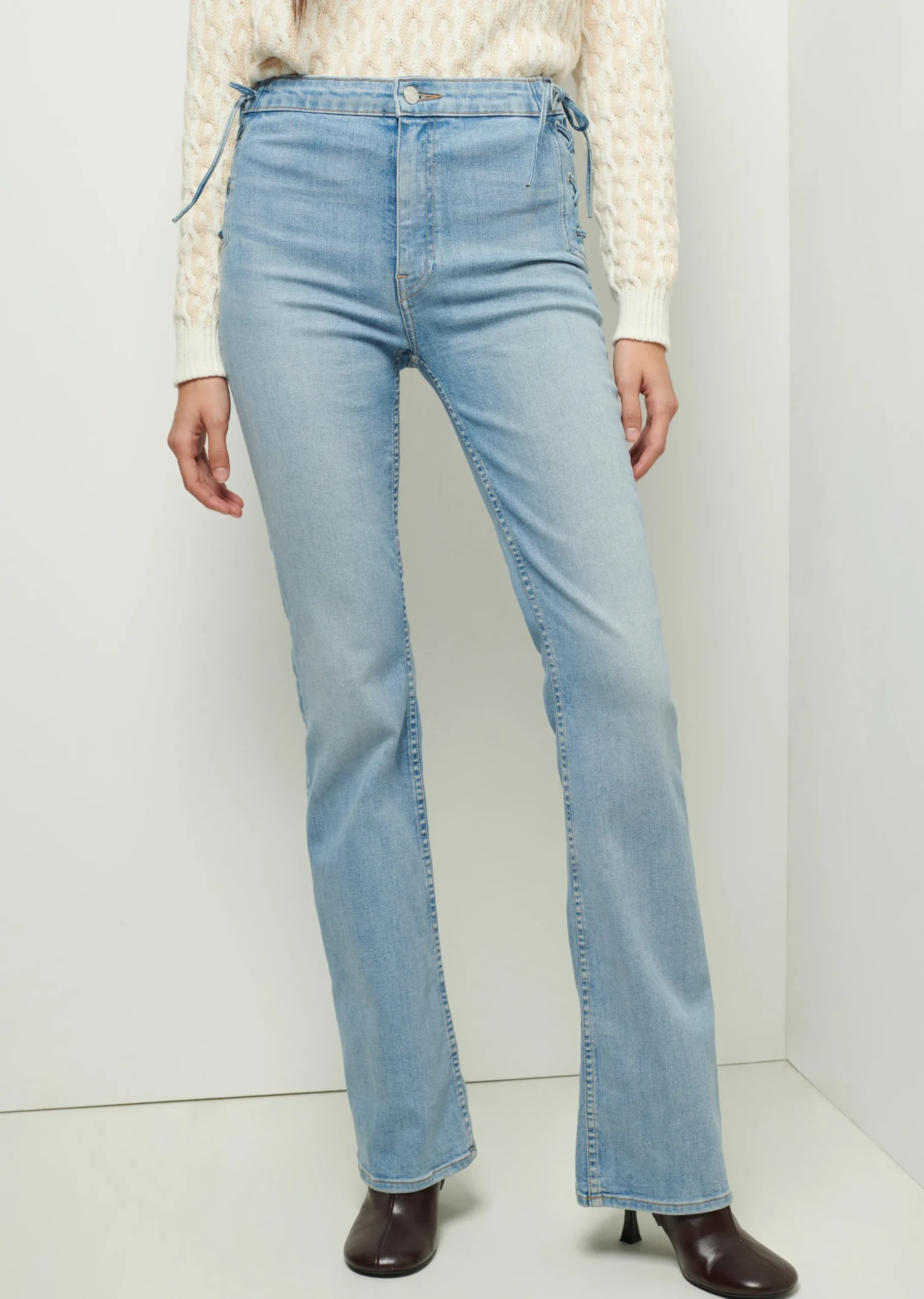Derek Lam -June High Rise Kick Flare Jeans Light Lafayette
