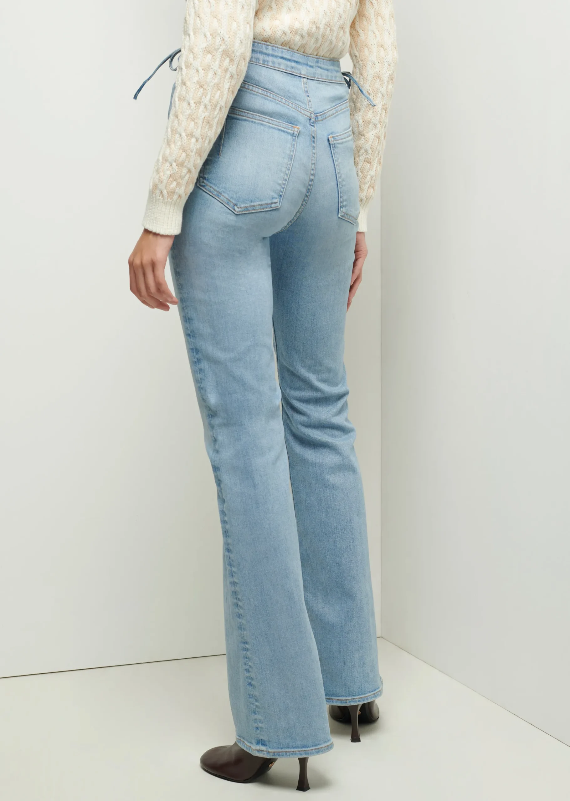 Derek Lam -June High Rise Kick Flare Jeans Light Lafayette