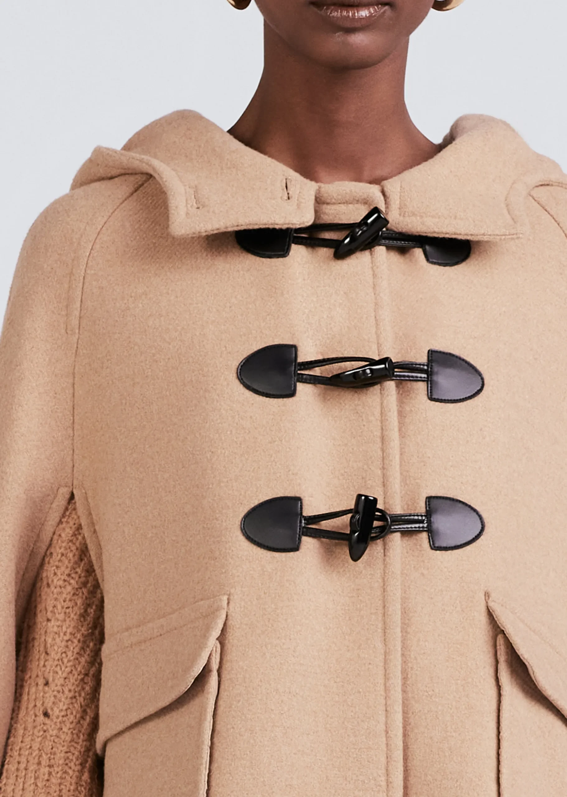 Derek Lam -Kyra Cargo Pocket Cape Camel