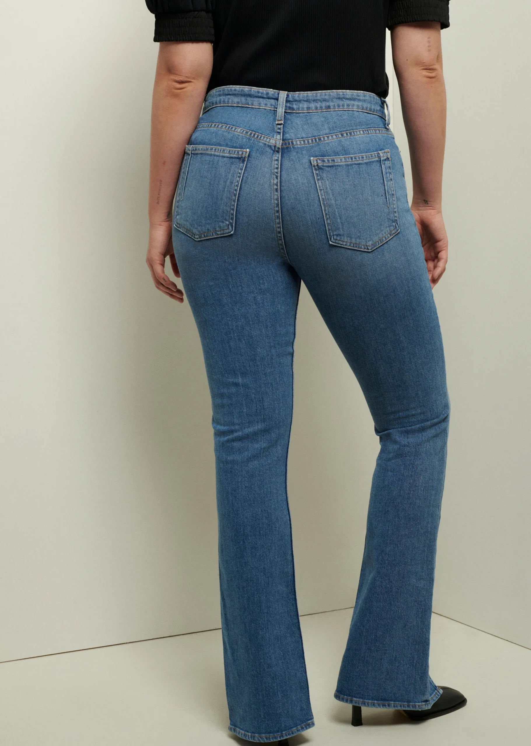 Derek Lam -Lucia Front Slit Jeans Medium Wash