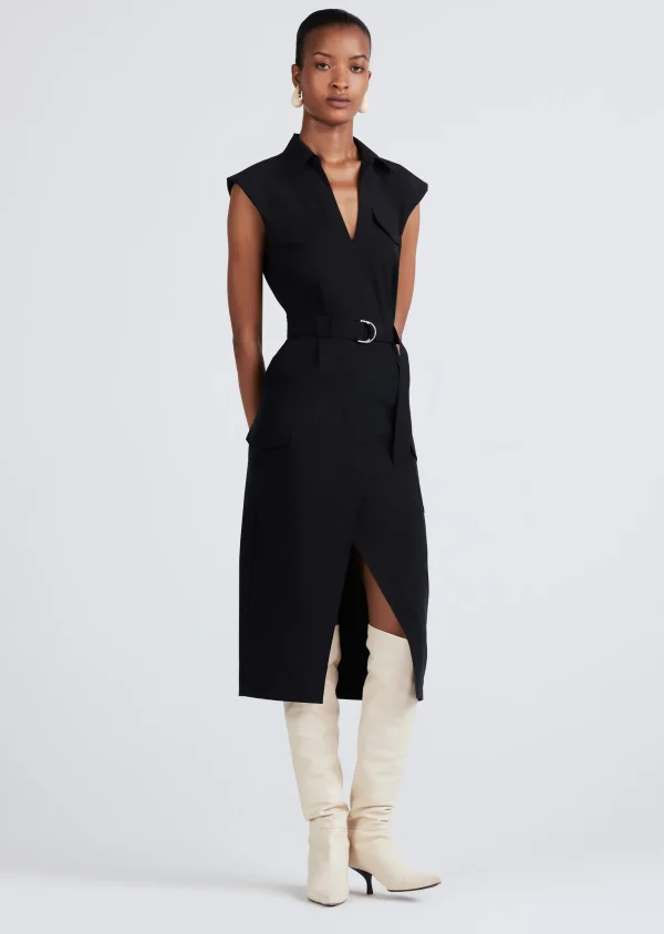 Derek Lam -Lucy Utility Shirtdress Midnight