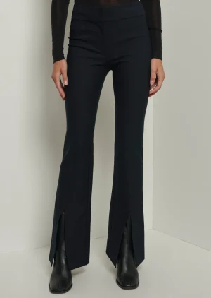 Derek Lam -Maeve Front Slit Trousers Midnight