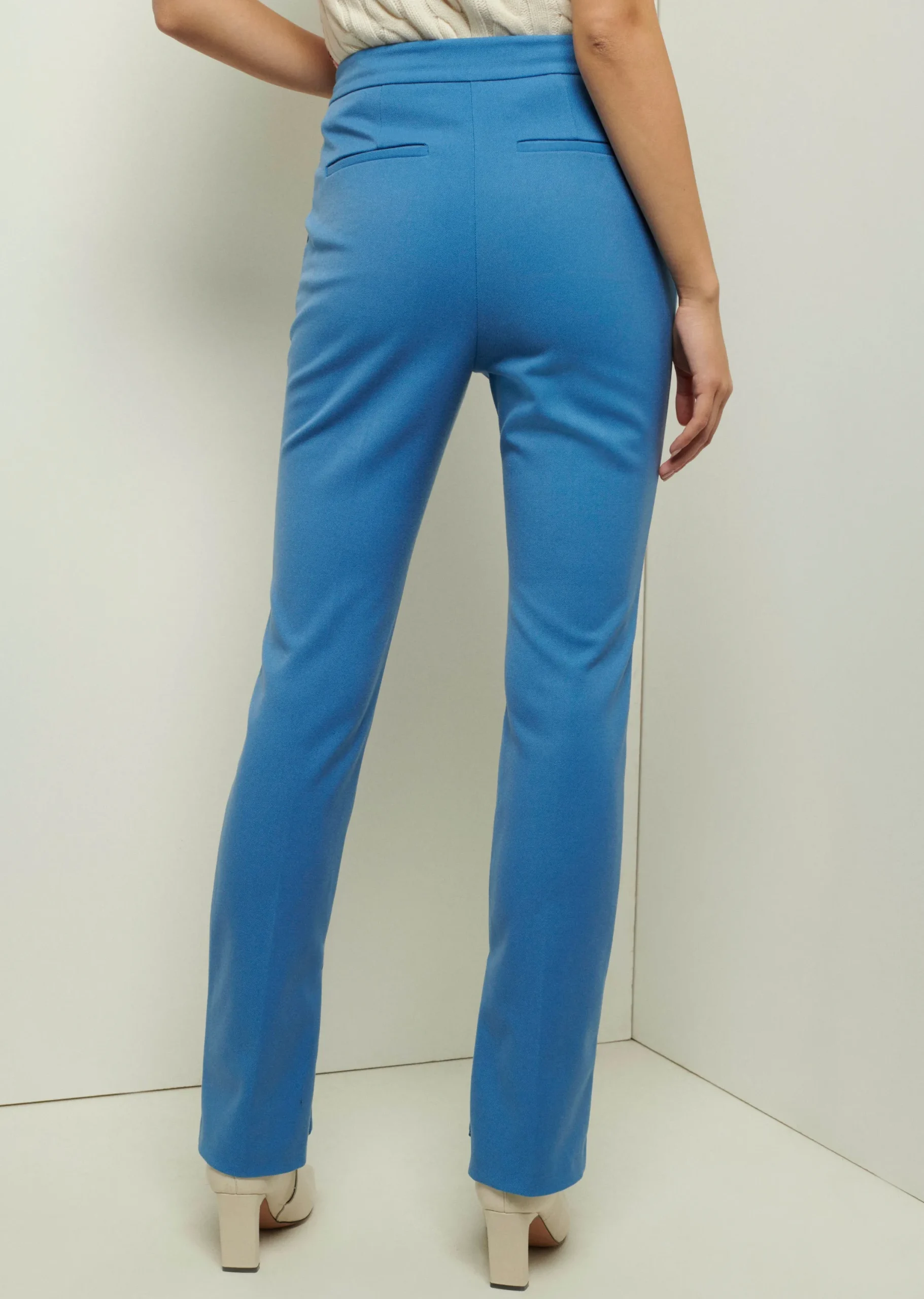 Derek Lam -Malika Slim Slit Pants Light Blue