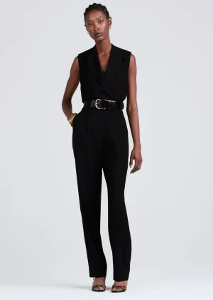 Derek Lam -Merrill Sleeveless Blazer Jumpsuit Black