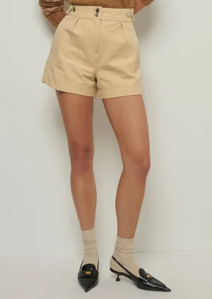 Derek Lam -Mika Snap Shorts Light Khaki