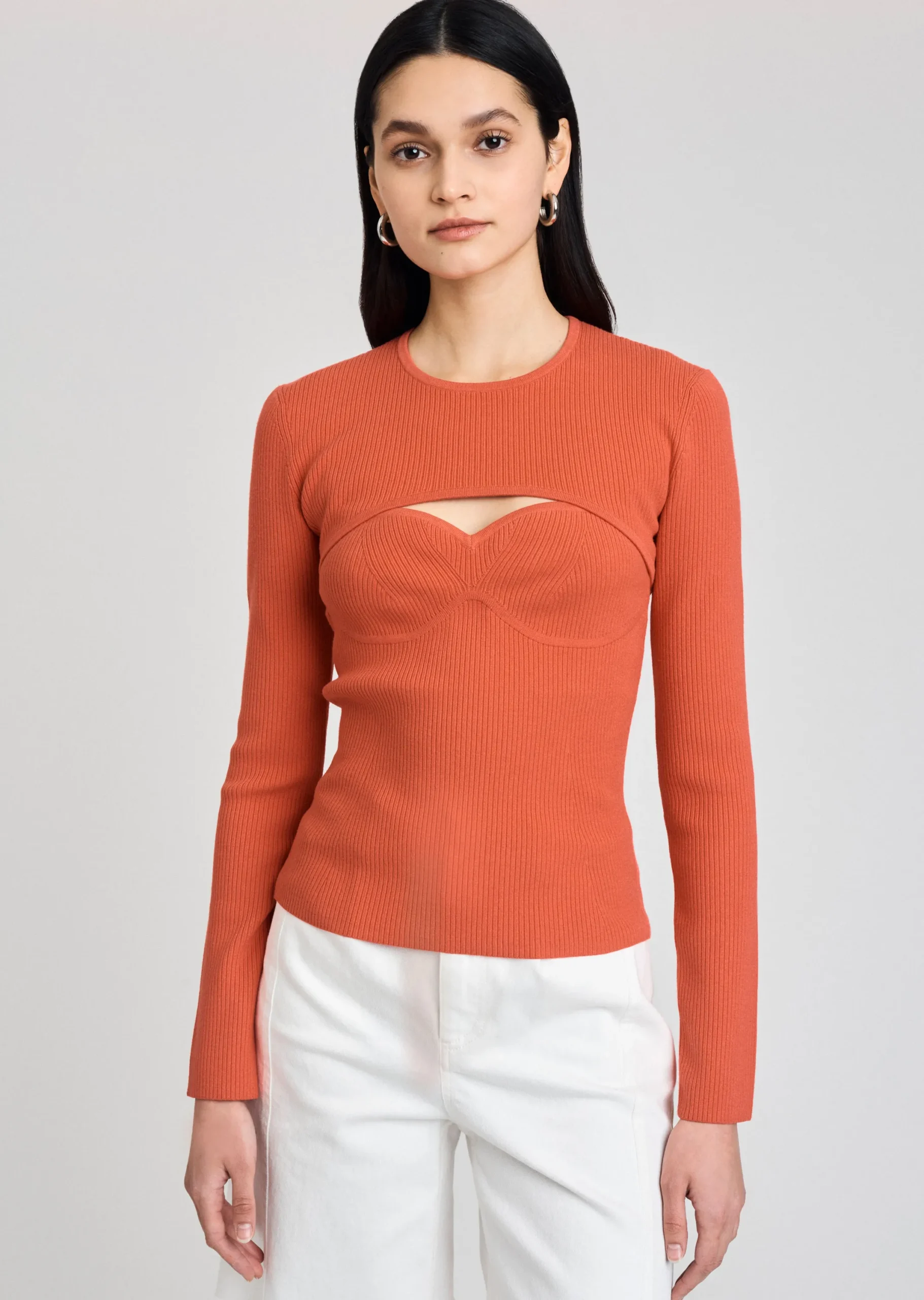 Derek Lam -Nessa Bolero Cami Set Coral