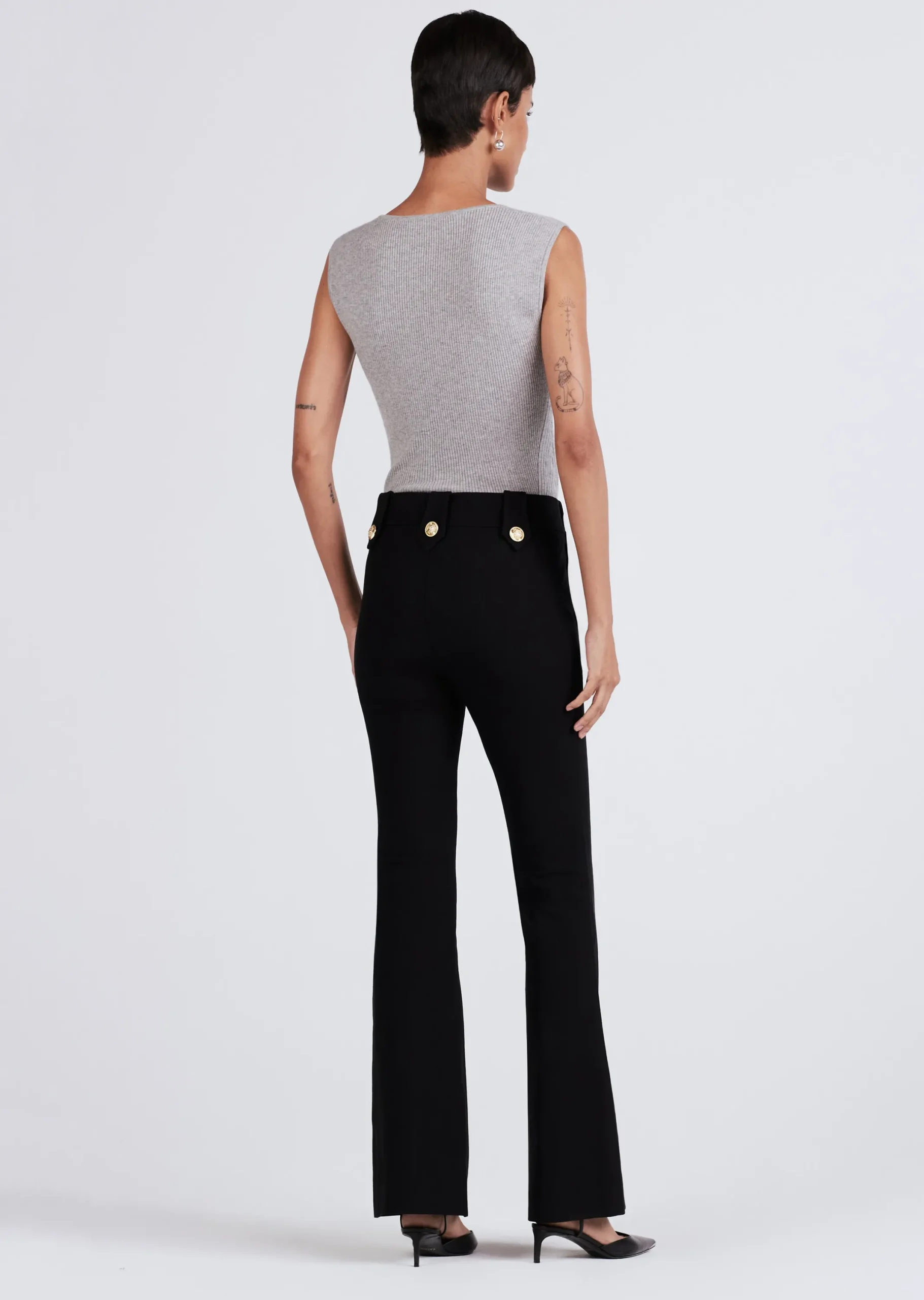 Derek Lam -Robertson Flare Trousers Midnight