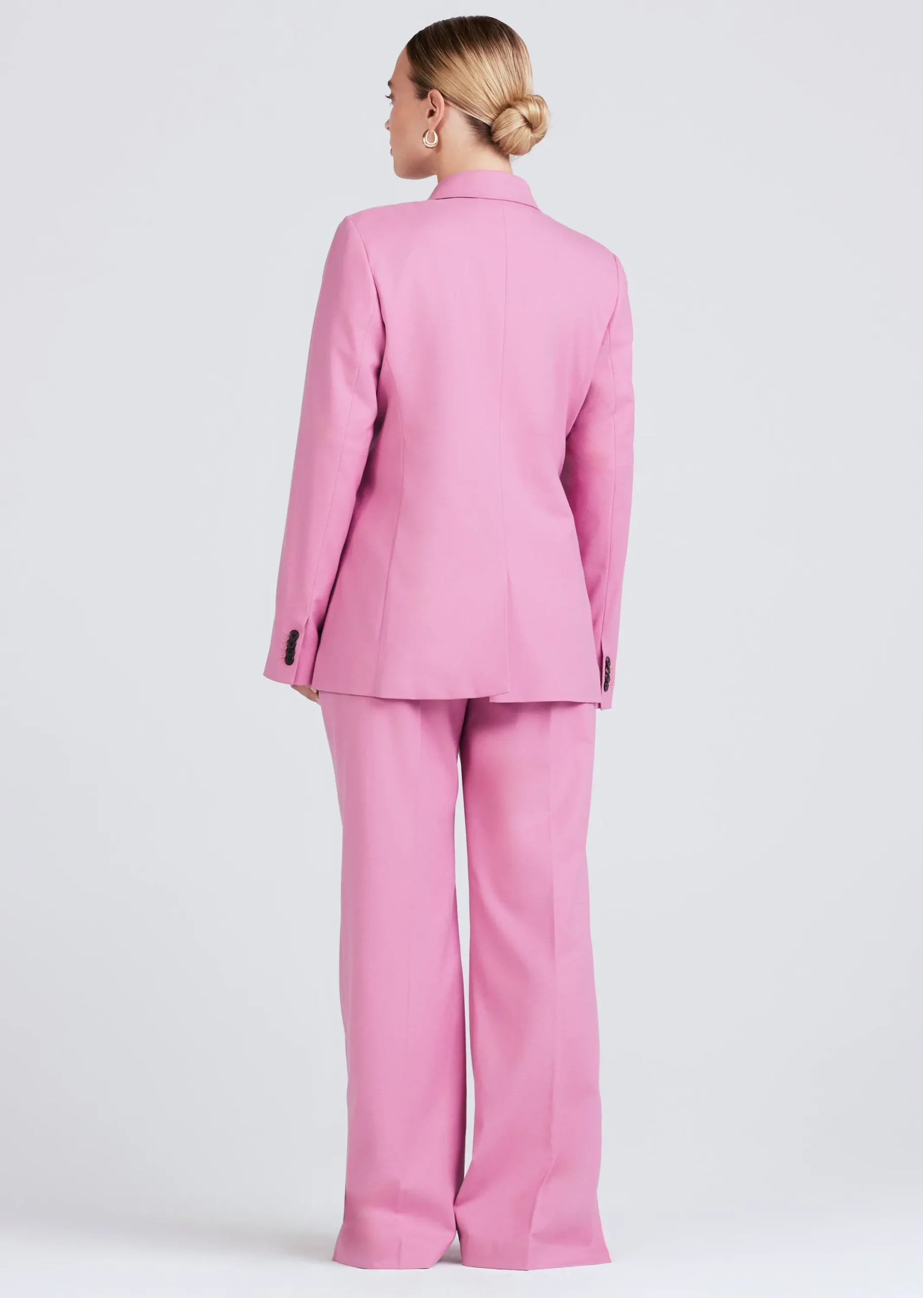 Derek Lam -Sandra Double Breasted Slit Blazer Dusty Mauve