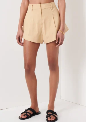 Derek Lam -Vadella A-Line Shorts Almond