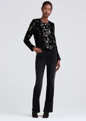 Derek Lam -Verretta Sequin Jacket Black