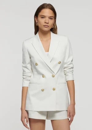 Derek Lam -Walter Double Breasted Jacket Soft White